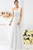 Robe demoiselle d'honneur longue plissé manche nulle avec fronce en chiffon - 29