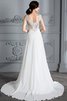 Prinzessin Ärmelloses Normale Taille V-Ausschnitt Einfaches Brautkleid - 2