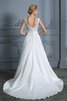 Robe de mariée décolleté dans le dos a-ligne rêveur longue officiel - 2