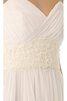 Robe de mariée décontracté avec chiffon avec sans manches ceinture au bord de la mer - 4