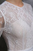 Robe de mariée étourdissant a eglise en chiffon au niveau de cou longue - 6