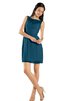 Abito Laurea Senza Maniche in Chiffon Barchetta con Criss-cross mini - 6