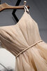 Umwerfend A-Linie Rocklänge-Asymmetrisches Ballkleid ohne Ärmeln mit Rücken Schnürung - 7