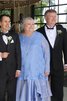 Robe mère de mariée décontracté avec bouton de col bateau en satin élastique col u profond - 4
