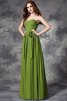 Robe demoiselle d'honneur longue naturel avec chiffon fermeutre eclair manche nulle - 14