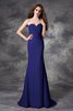 Robe demoiselle d'honneur longue naturel de sirène avec chiffon ruché - 25