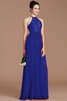 Prinzessin Normale Taille Reißverschluss Neckholder Chiffon Brautjungfernkleid - 30