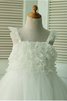 Abito da Cerimonia Bambini A-Line in Organza Senza Maniche Conotta Principessa - 3