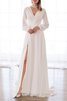 Robe de mariée avec manche longue en chiffon parfait humble romantique - 1