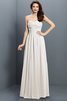 Herz-Ausschnitt Satin Ärmelloses Brautjungfernkleid mit Drapierung mit Plissierungen - 16