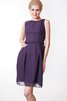 Abito da Damigella in Chiffon con Nastro Tubino con Fusciacca mini Romantico - 5