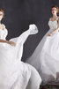 Charmant Outdoor Vintage Sittsames Brautkleid mit Breiter Träger - 3