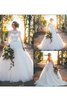 Abito da Sposa All Aperto con Maniche Lunghe tradizionale Esclusivo convenzionale A Terra - 3