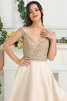 Elegante Vestido de Fiesta de Largo de Moda con Perlas - 5