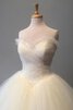 Robe de mariée croisade jusqu'au sol décolleté dans le dos textile en tulle de lotus - 3