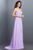 Vestido de Dama de Honor de Corte princesa de Corte-A de Cola Barriba de Cremallera - 19