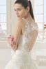 Robe de mariée romantique spécial de mode de bal de col bateau en chute - 2