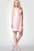 Abito da Damigella Formale E Informale Tubino con Fusciacca Senza Maniche A-Line in Chiffon - 3