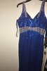 Vestido de Fiesta en Lentejuelas de Escote de Tirantes Espaguetis de Cremallera - 2