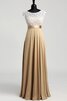 A-Linie Spitze stilvolles schlichtes Ballkleid mit Gürtel mit gekappten Ärmeln - 1