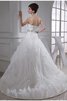 Abito da Sposa Semplice Allacciato Ball Gown Senza Maniche in Organza - 2