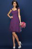 Abito da Damigella in Chiffon con Piega Conotta A-Line Principessa - 6