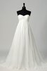 Robe de mariée salle interne grosses soldes a-ligne longue simple - 1