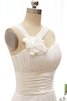 Abito da Sposa in Chiffon Con Giacca a Spiaggia con Fusciacca Cuore Formale E Informale - 3