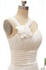 Herz-Ausschnitt Beach Stil legeres Brautkleid mit Gürtel mit Jacke - 3