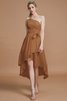 Geschichtes One Schulter Prinzessin Rocklänge-asymmetrisches Mini Brautjungfernkleid - 8