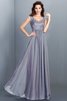 Robe demoiselle d'honneur longue naturel manche nulle jusqu'au sol de princesse - 28