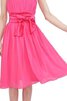 Robe douce seize avec ruban avec sans manches fermeutre eclair ruché avec chiffon - 3