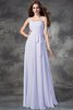 Normale Taille A-Line Chiffon Bodenlanges Anständiges Brautjungfernkleid - 29