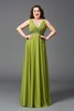 Ärmelloses Reißverschluss A Linie Empire Taille Ballkleid für Übergröße - 4