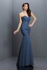 Chiffon Plissiertes Bodenlanges Brautjungfernkleid mit Herz-Ausschnitt mit Empire Taille - 10