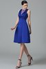 Robe demoiselle d'honneur en satin de lotus avec zip manche nulle de princesse - 26