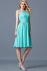 Abito da Damigella al ginocchio in Chiffon A-Line con Increspato con Piega monospalla - 2