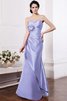 Robe demoiselle d'honneur longue naturel plissé avec zip longueur au ras du sol - 16