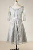 Robe mère de mariée éblouissant avec ruban avec décoration dentelle naturel solennel - 9