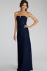 Moderno Vestido de Dama de Honor de Escote con abertura de Encaje Adorno - 10