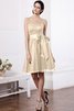 Vestido de Dama de Honor de Corte princesa de Corte-A de Escote Corazón con Cintas - 5