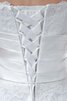 Robe de mariée charmeuse simple naturel avec sans manches en chiffon - 3