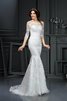 Vintage Ärmelloses Prächtiges Sittsames Brautkleid mit Bordüre - 1