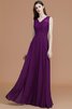 A Linie Prinzessin Normale Taille Ärmelloses Bodenlanges Brautjungfernkleid - 19