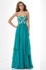 Robe de bal longue en chiffon de tour de ceinture empire de princesse a-ligne - 1