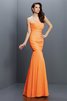 Chiffon Plissiertes Bodenlanges Brautjungfernkleid mit Herz-Ausschnitt mit Empire Taille - 20