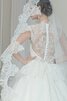 A-Line zeitloses Duchesse-Linie Reißverschluss luxus Brautkleid mit Pailletten - 5