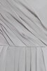 Robe demoiselle d'honneur simple courte informel avec sans manches fermeutre eclair - 6