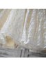 Robe de cortège enfant naturel encolure ronde de princesse avec zip ligne a - 6