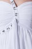 Plissiertes Seeküste Reißverschluss bezauberndes swing bodenlanges Brautkleid - 8